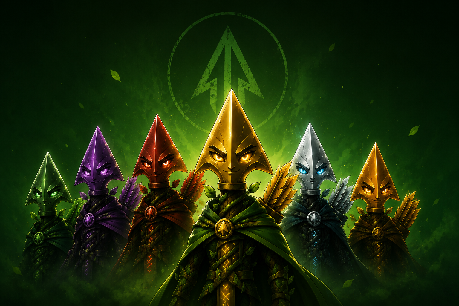 The seven fletchings